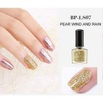 Buy BORN PRETTY Glitter Nail Polish Shimmer Sequins Peel Off Nail Art Polish Quick Dry Manicure Varnish DIY Nail Art Design (LS07-Pear Wind and Rain) - Purplle