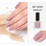 Buy BORN PRETTY Fur Glossy Purple Color Nail Polish Colorful Glitter Nail Art Varnish Manicure Design (MS01-Embrace) - Purplle