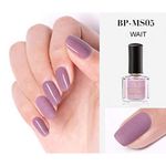 Buy BORN PRETTY Fur Glossy Purple Color Nail Polish Colorful Glitter Nail Art Varnish Manicure Design (MS05-Wait) - Purplle