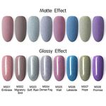 Buy BORN PRETTY Fur Glossy Purple Color Nail Polish Colorful Glitter Nail Art Varnish Manicure Design (MS05-Wait) - Purplle