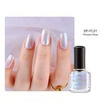Buy BORN PRETTY Pearl in Lotus Series Nail Polish Shell Glimmer Nail Varnish Shinny Glitter Nail Art Lacquer Bling Nail Polish (PL01-Precious Stone) (6 ml) - Purplle