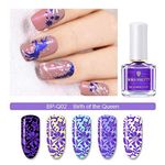 Buy BORN PRETTY Nail Art Stamping Polish Newly Sweet Style Manicure Plate Printing Varnish Candy Nail Stamp Lacquer (Birth of the Queen) (BP-Q02) (6 ml) - Purplle