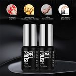 Buy Modelones Classic Color Gel UV Nail Gel Lacquer Soak Off UV Lamp Nail Gel Polish Long Lasting Glitter UV Nail Polish (8015) (7 ml) - Purplle