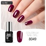 Buy Modelones Classic Color Gel UV Nail Gel Lacquer Soak Off UV Lamp Nail Gel Polish Long Lasting Glitter UV Nail Polish (8049) (7 ml) - Purplle