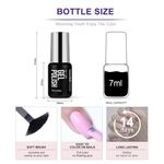 Buy Modelones Classic Color Gel UV Nail Gel Lacquer Soak Off UV Lamp Nail Gel Polish Long Lasting Glitter UV Nail Polish (8049) (7 ml) - Purplle