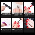 Buy Modelones Classic Color Gel UV Nail Gel Lacquer Soak Off UV Lamp Nail Gel Polish Long Lasting Glitter UV Nail Polish (8049) (7 ml) - Purplle