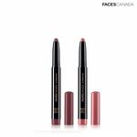 Buy Faces Canada HD Lipstick Duo Gift Box - Magnetic + Burnt Amber (2.8 g) - Purplle