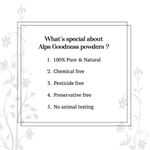 Buy Alps Goodness Natural Henna Powder - Dark Brown (250 gm) - Purplle