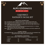 Buy Alps Goodness Liquorice Radiance Facial Kit (33 g) - Purplle