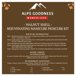 Buy Alps Goodness Walnut Shell Rejuvenating Manicure Pedicure Kit (34 g) - Purplle