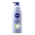 Buy Nivea Oil In Lotion Tender Coconut & Tiare Oil Body Lotion (400 ml) - Purplle