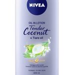 Buy Nivea Oil In Lotion Tender Coconut & Tiare Oil Body Lotion (400 ml) - Purplle
