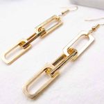 Buy Ferosh Chesney Intertwined Layered Golden Drop Earrings - Purplle