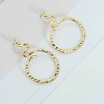Buy Ferosh Fanish Golden Serpent Earrings - Purplle