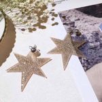 Buy Ferosh Mailie Dazzling Star Drop Earrings - Purplle