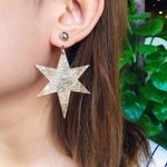 Buy Ferosh Mailie Dazzling Star Drop Earrings - Purplle