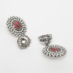 Buy Ferosh Neerja Pink Pearl Jhumka Earrings - Purplle