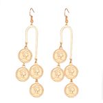 Buy Ferosh Victoria Golden Paisley Chandelier Earrings - Purplle