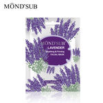 Buy Mond'Sub Lavender Soothing & Firming Face Mask Sheets Pack of 2 - Purplle