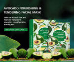 Buy Mond'Sub Avocado Nourishing & Tendeing Facial Mask Sheets Pack of 12 - Purplle