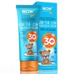 Buy WOW Skin Science Kids Ban-The-Sun Sunscreen Cream SPF 30 PA+++ (100 ml) - Purplle