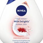 Buy Nivea Face Wash, Milk Delights Precious Saffron, Normal Skin (50 ml) - Purplle
