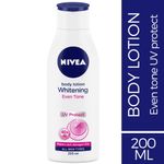 Buy Nivea Whitening Even Tone UV Protect Body Lotion (200 ml) - Purplle