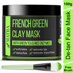 Buy Matra French Green Clay Mask With Green Tea & Rice Enzymes (100 g) - Purplle
