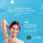 Buy Gillette Venus Regimen Kit - 1 Venus handle + 3 Refills + 1 Satin Care Sensitive Skin Gel - Purplle