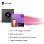 Buy SUGAR Cosmetics Contour De Force Mini Blush for Face | Face Blusher for Face Makeup | Smooth Texture | Matte & Blendable | Paraben & Cruelty Free | 4gm | 02 Pink Pinnacle (Deep Rose Blush) - Purplle