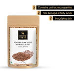 Buy Good Vibes Skin Purifying Roasted Flax Seeds with Black Salt (100 gm) - Purplle