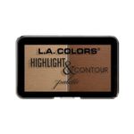 Buy L.A. Colors Highlight & Contour Palette - Medium to Tan - Purplle