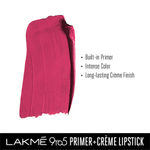 Buy Lakme 9 To 5 Primer + Creme Lip Color - Pink Shock CP6 (3.6 g) - Purplle