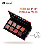 Buy SUGAR Cosmetics - Blend The Rules - Eyeshadow Palette - 01 Flawless (8 Warm Neutral Shades) - Long Lasting, Smudge Proof Eyeshadow for Smoky Eye Look, Paraben-Free - Purplle