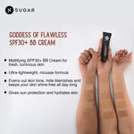 Buy SUGAR Cosmetics - Goddess Of Flawless - BB Cream - 42 Glace (Medium Beige Shades) - Long Lasting, Lightweight BB Cream with Matte Finish - Purplle