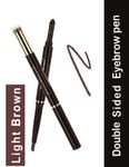 Buy Cameleon Waterproof Glamorous Double Headed Eyebrow Pen (Light Brown) - Purplle