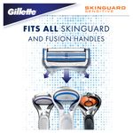 Buy Gillette Skinguard Manual Shaving Razor Blades- pack of 4 cartridges - Purplle