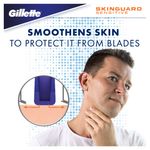 Buy Gillette Skinguard Manual Shaving Razor Blades- pack of 4 cartridges - Purplle