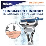 Buy Gillette Skinguard Manual Shaving Razor Blades- pack of 4 cartridges - Purplle