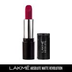 Buy Lakme Absolute Matte Revolution Lip Color - Blushing Red 104 (3.5 g) - Purplle