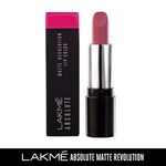 Buy Lakme Absolute Matte Revolution Lip Color - Mauve Mania 204 (3.5 g) - Purplle