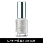 Buy Lakme Color Crush Nail Art - Classic Silver M11 (6 ml) - Purplle