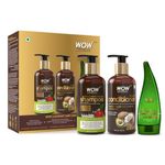 Buy WOW Skin Science Luxuriant Hair Care Kit (730 ml) - Purplle