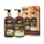 Buy WOW Skin Science WOWsome Twosome Hair Care Package (600 ml) - Purplle