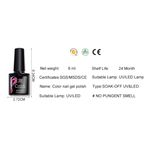 Buy Mshing 99 UV Gel Nail Polish LED Lamp Gel Lacquer Gel Polish Pure Colors Semi Permanent Gel Varnish Nail Primer Nailpolish Nail Gel (M99_63) (8 ml) - Purplle