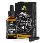 Buy AromaMusk 100% Natural Beard & Hair Growth Oil – Sandalwood, (30 ml) (With Goodness Of Argan, Jojoba & Vitamin E Oil ) - Purplle
