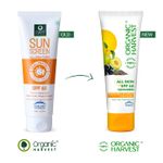 Buy Organic Harvest All Skin SPF 60 Sunscreen For Men/Women With Kakadu Plum, Acai Berry & Chia Seeds - Purplle