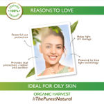 Buy Organic Harvest Oily Skin SPF 30 Sunscreen For Women with Certified Organic Ingredients - Purplle