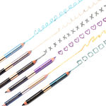 Buy Bollyglow Idol-Eyez Duo Eye Pencil Eyeliner Midnight Moon Golden Girls (0.78 g) - Purplle