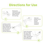 Buy Pee Safe Organic Cotton Tampon (Regular) 16 Pcs - Purplle